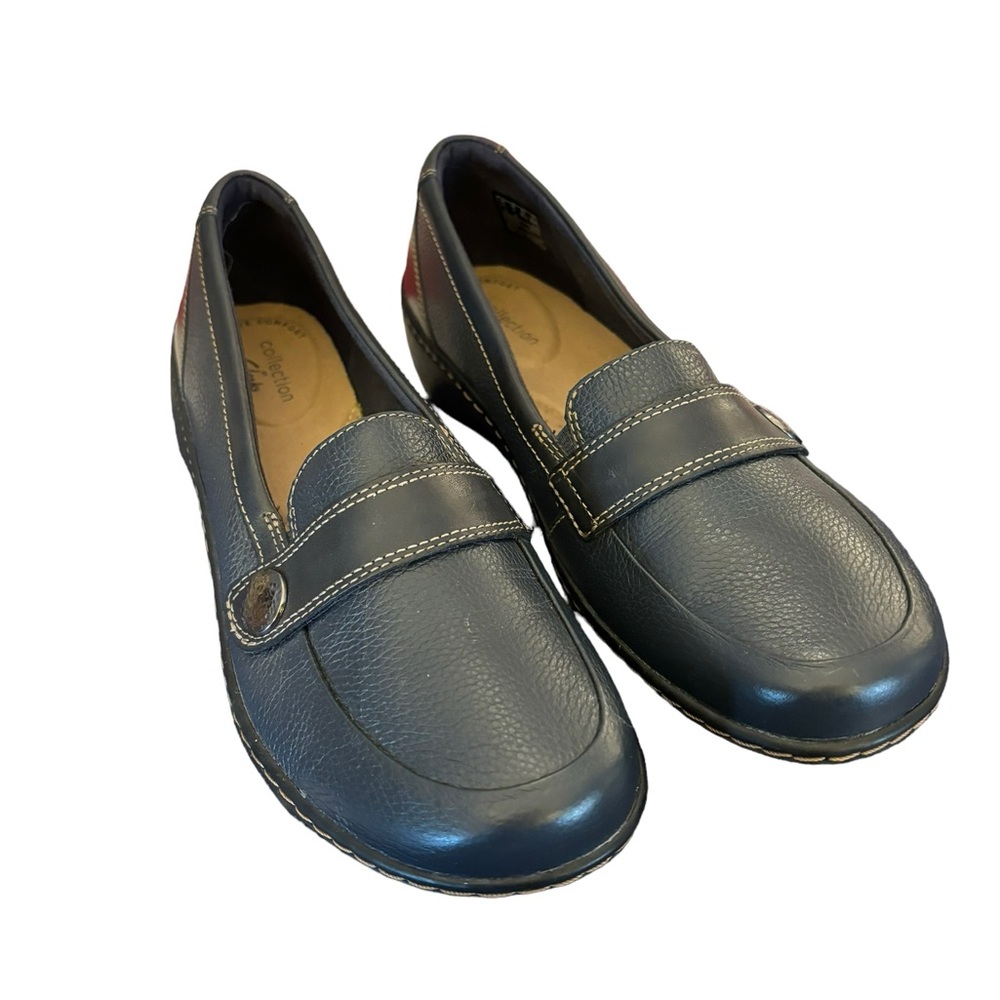 Clark's‎ Women’s Blue Cora Daisy Loafer Size 7